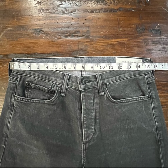 RAG & BONE FIT 2 slim Size 30 STEEL Gray color jeans Denim soft and comfortable - Picture 3 of 8